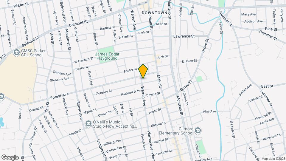 660 Warren Ave, Unit 660A Map and Location Details