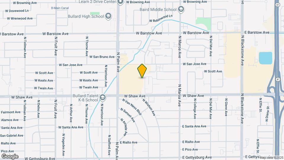5085 N Roosevelt Ave Map and Location Details