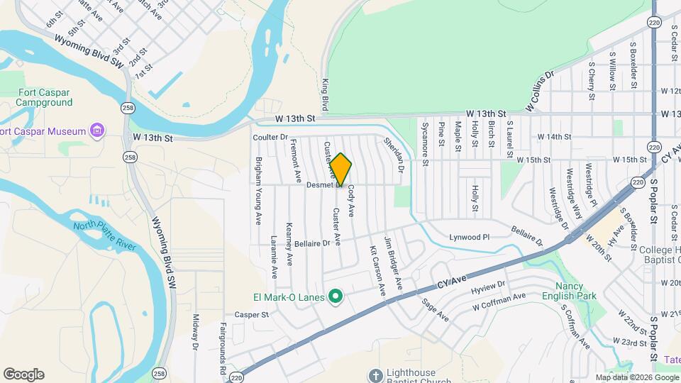 1615 Custer Ave Map and Location Details