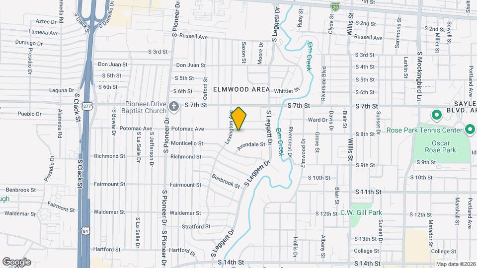 4073 Potomac Ave Map and Location Details
