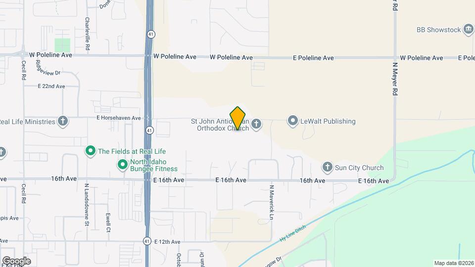 4598 E Horsehaven Ave Map and Location Details