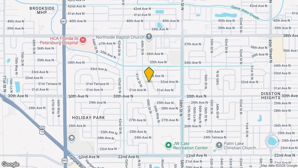 3119 60th St N Map and Location Details