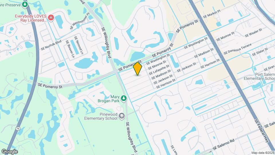 1793 SE Lafayette St Map and Location Details