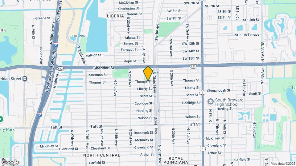 2120-2122-2122 Thomas St Mapa y Detalles de la Ubicación