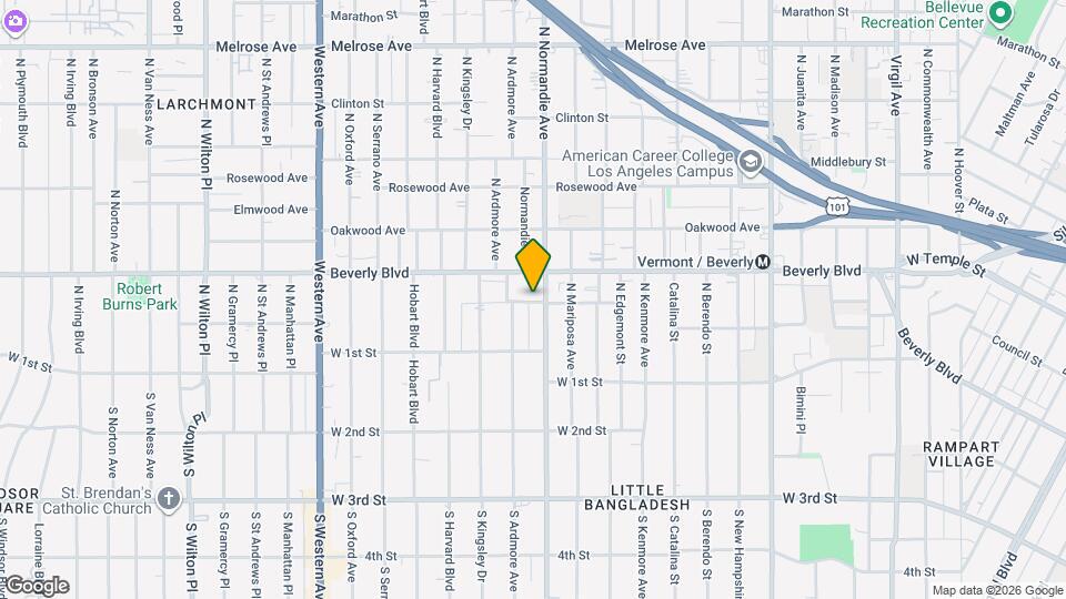 4203 Council st Map and Location Details