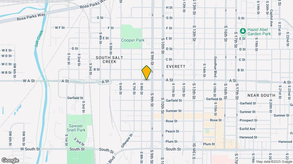 821 A St Mapa y Detalles de la Ubicación