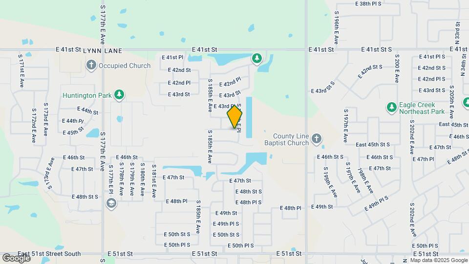18618 E 45th St S Mapa y Detalles de la Ubicación