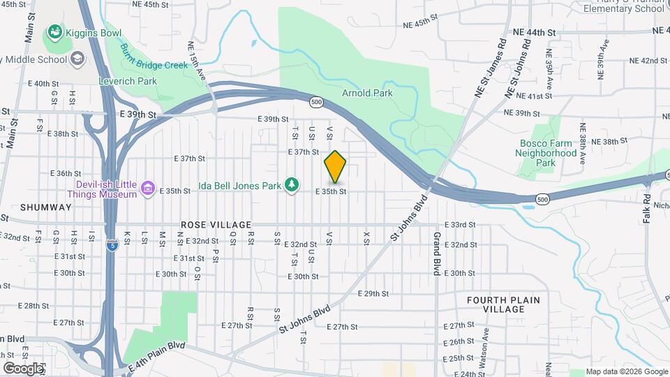 2204 E 35th St Map and Location Details