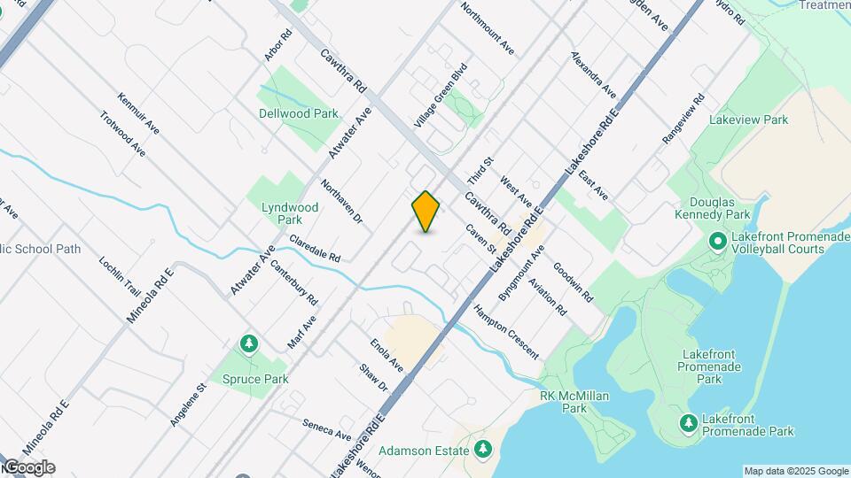 Cawthra Mews Map and Location Details