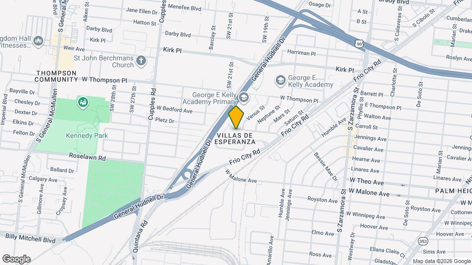 2310 Jupiter St Map and Location Details