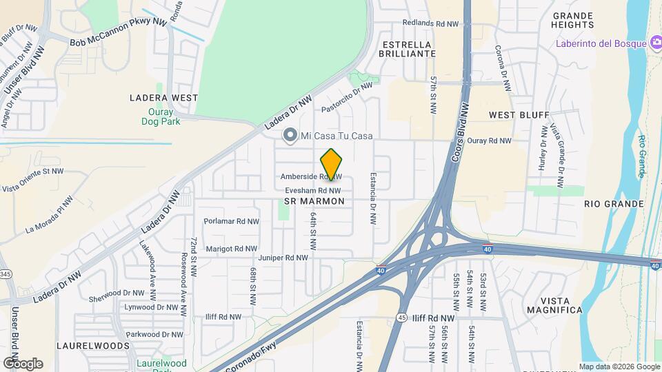 6305 Evesham Rd NW Map and Location Details