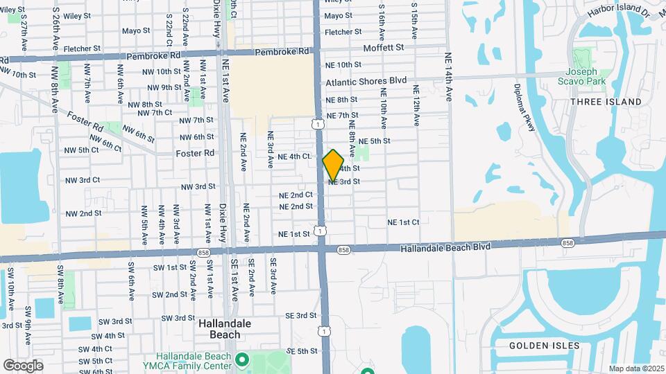 614 NE 3rd St Mapa y Detalles de la Ubicación