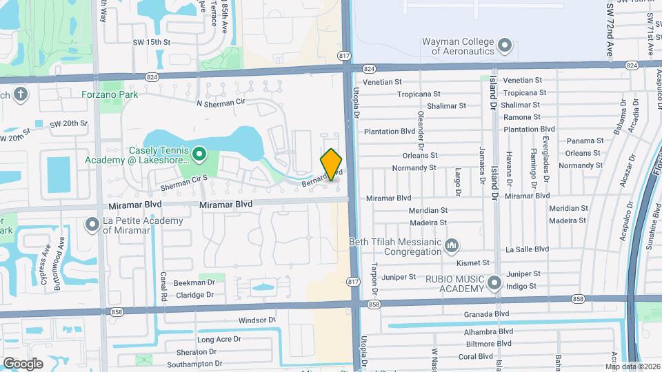 8071 SW 24th Pl Map and Location Details