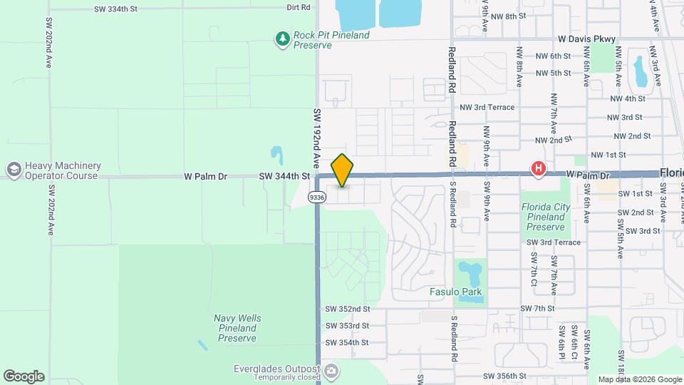 34491 SW 191st Ave Mapa y Detalles de la Ubicación