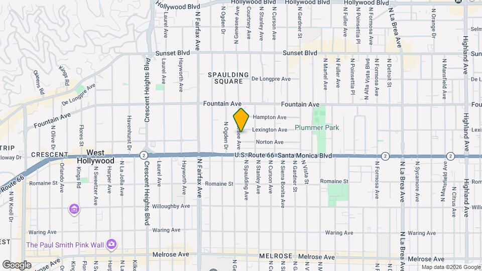 7734 Lexington Ave Map and Location Details