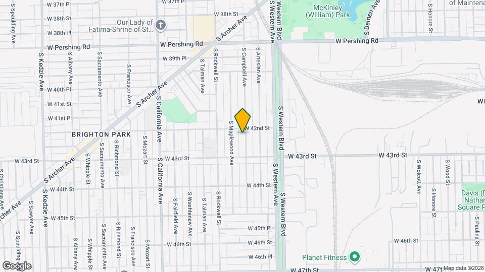 4212 S Campbell Ave Map and Location Details