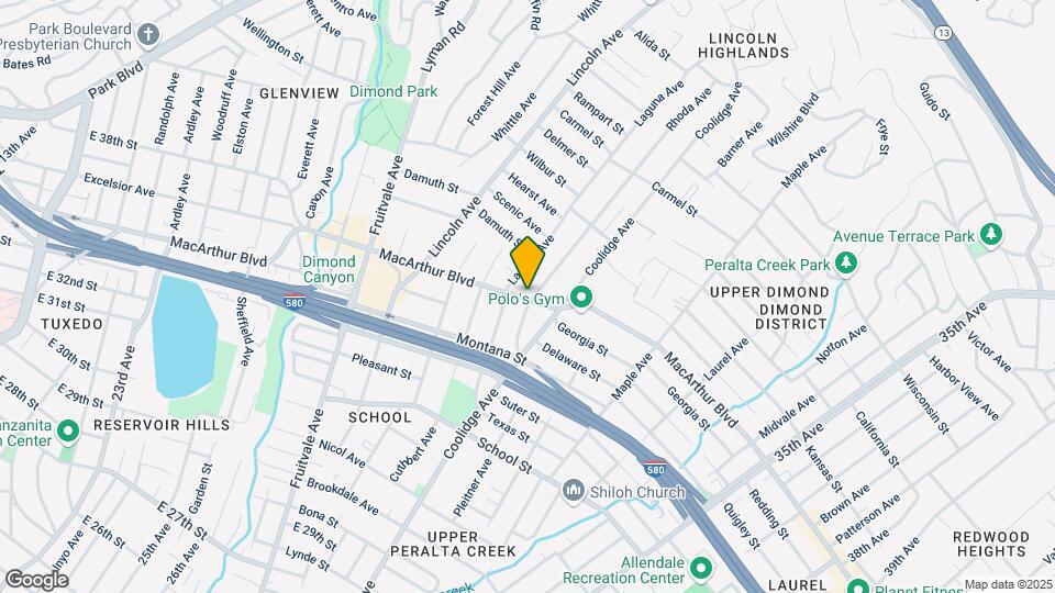 2630 Macarthur Blvd Map and Location Details