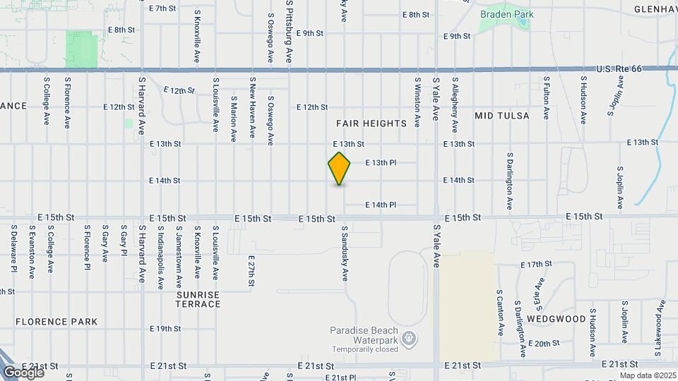 1414 S Sandusky Ave Map and Location Details