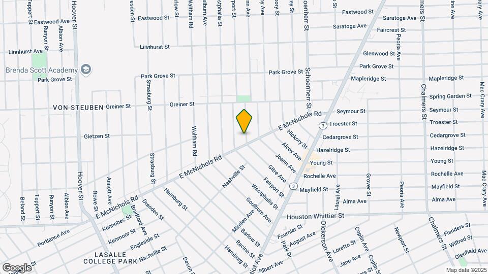 17131 Gitre St Mapa y Detalles de la Ubicación