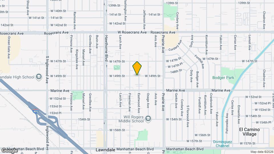 4148 W 149th St Map and Location Details