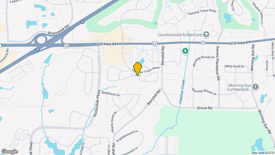 2851 Fletcher View Dr Map and Location Details