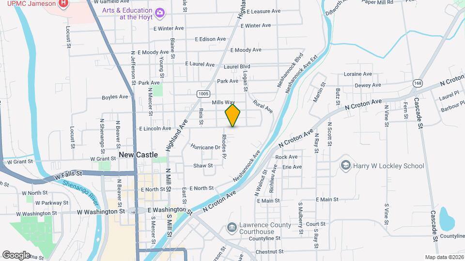 320 E Lincoln Ave Map and Location Details