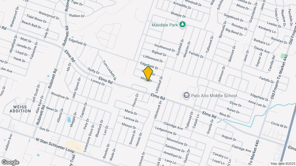 2700 Alma Dr Map and Location Details