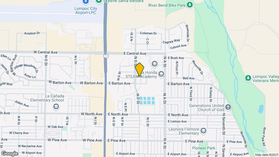 1209 N C St Map and Location Details