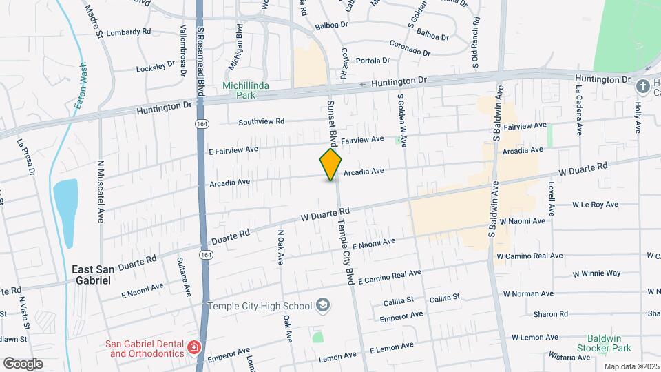 1119 Sunset Blvd Map and Location Details