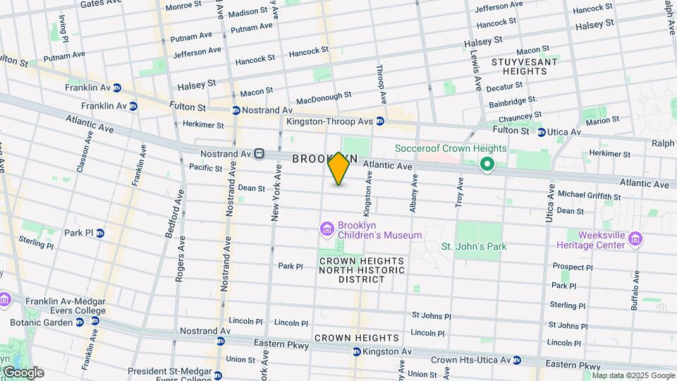 1367 Dean St Mapa y Detalles de la Ubicación