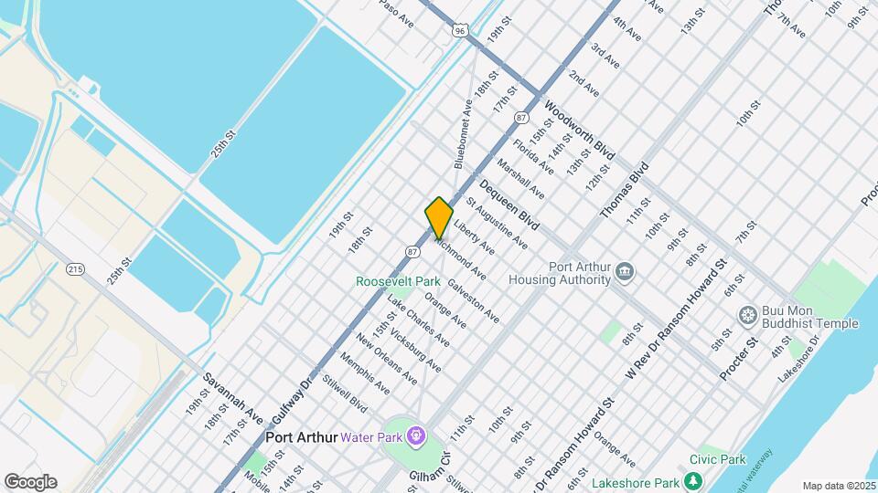 1621 Richmond Ave Map and Location Details