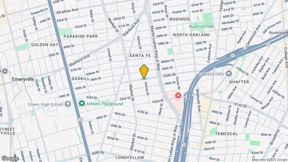 857 55th St Map and Location Details