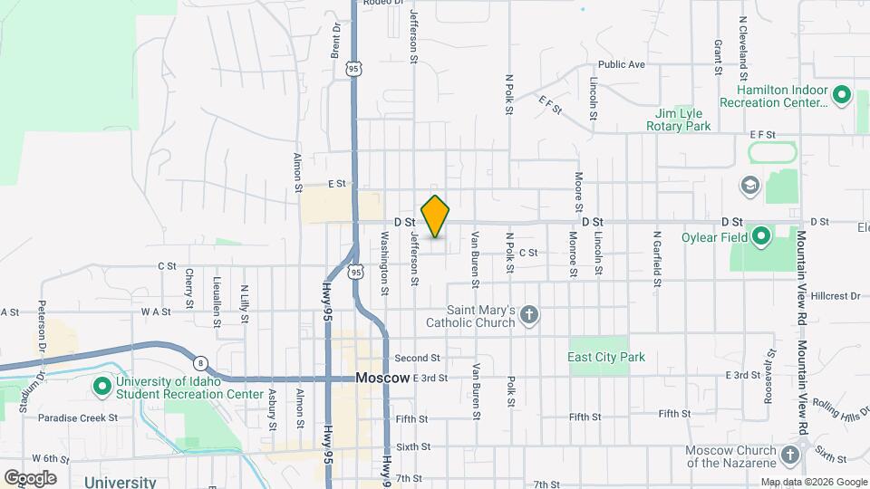 317 E C St Map and Location Details