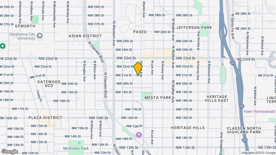 804 NW 21st Map and Location Details