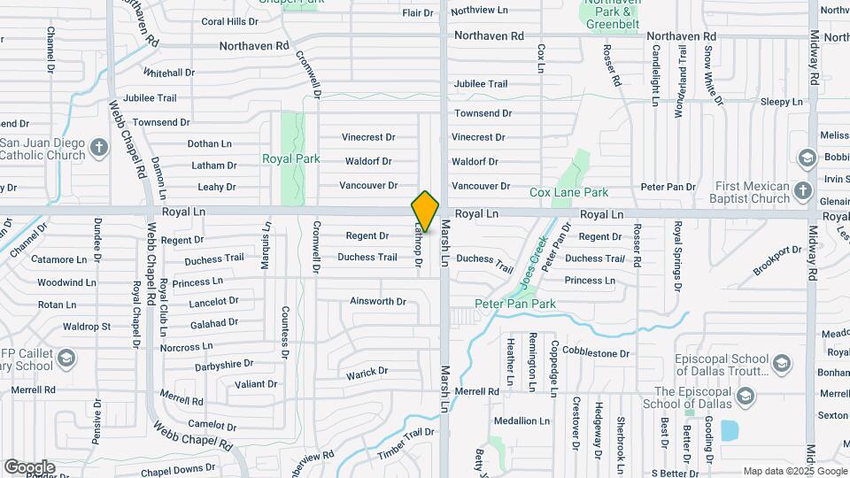 10722 Lathrop Dr Map and Location Details