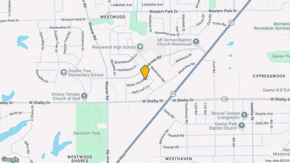 817 White Clover Ln Map and Location Details