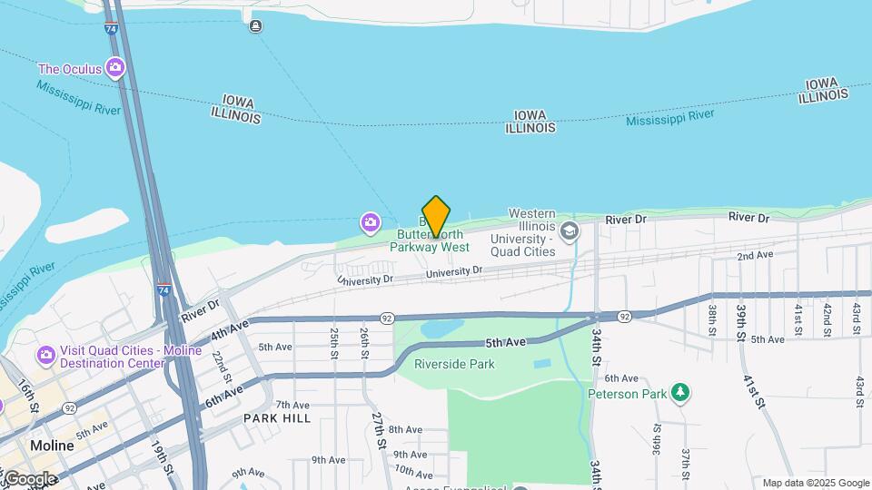 2900 River Dr Map and Location Details