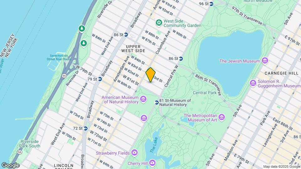50 W 82nd St Map and Location Details
