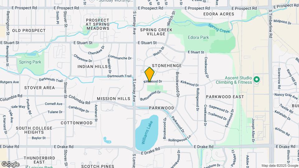 1203 Kirkwood Dr Map and Location Details