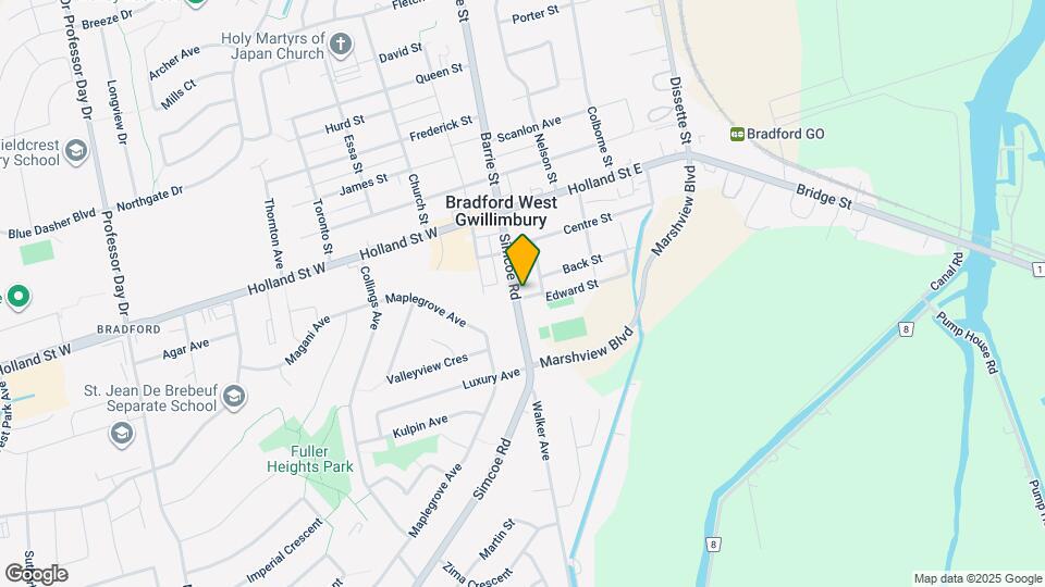 87 Simcoe Rd Map and Location Details