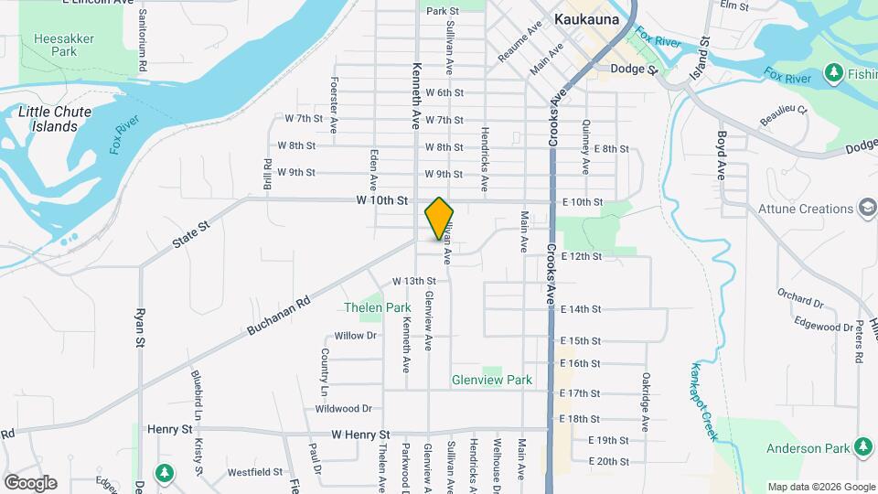 1113 Sullivan Ave Map and Location Details