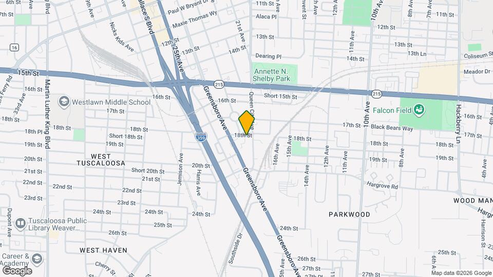 2207 18th St Map and Location Details