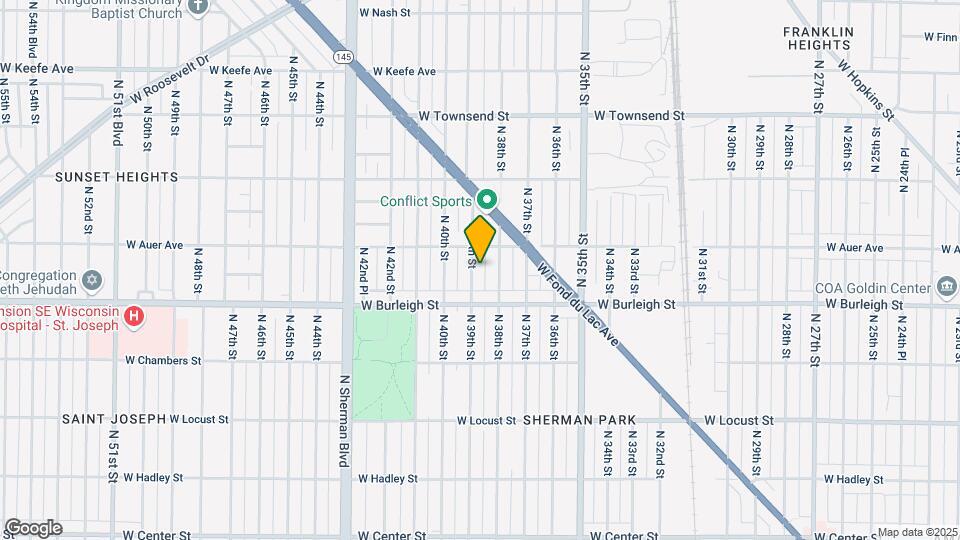 3148 N 39th St Map and Location Details