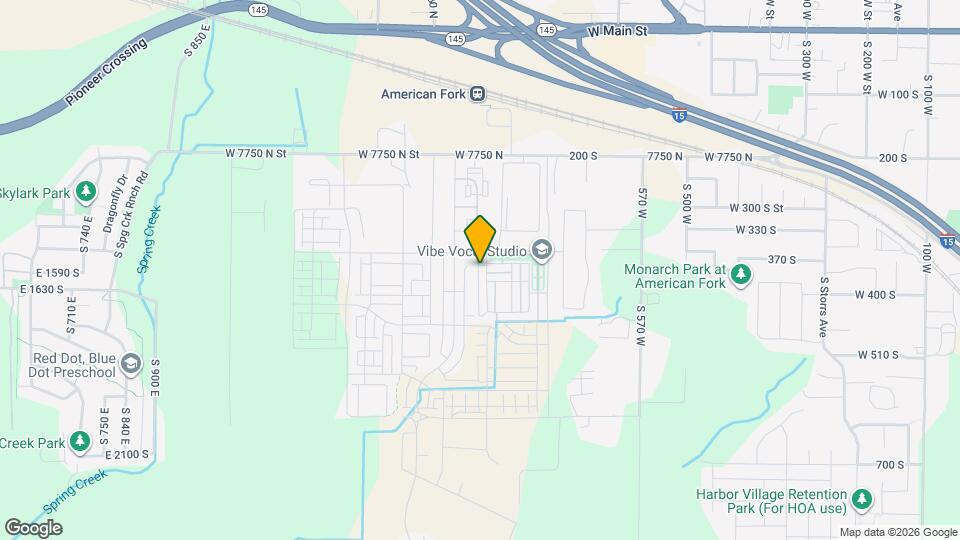 386 Willow Leaf Rd Map and Location Details