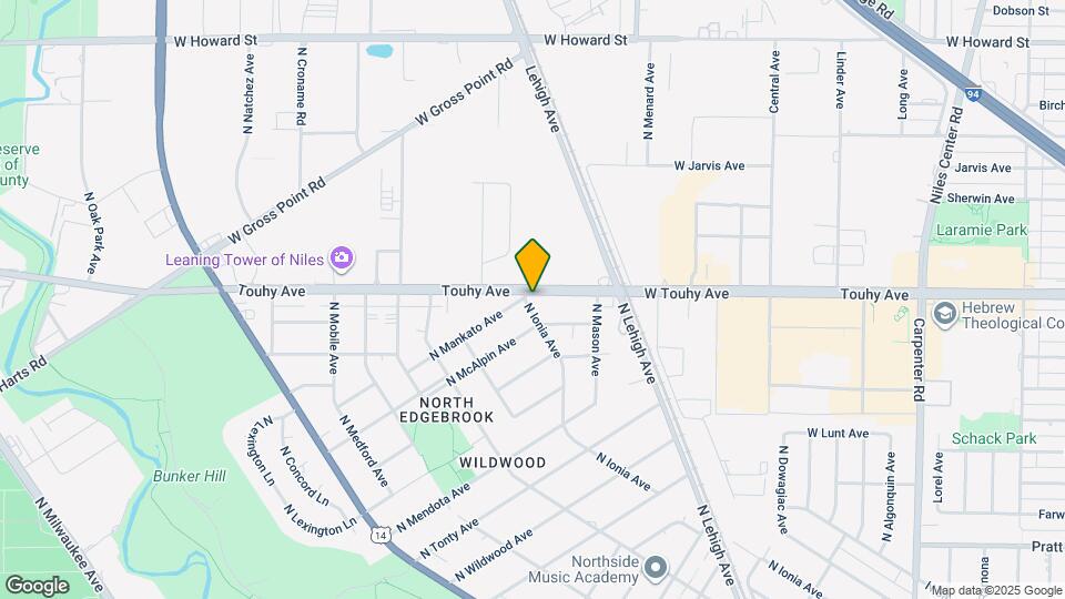 5965 W Touhy Ave Map and Location Details