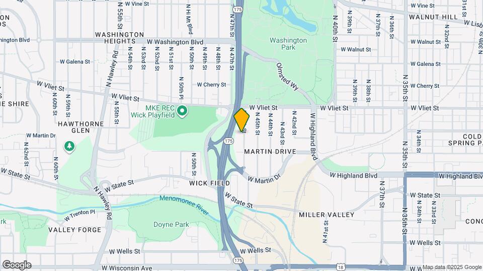 1245-1245 N 46th St Map and Location Details