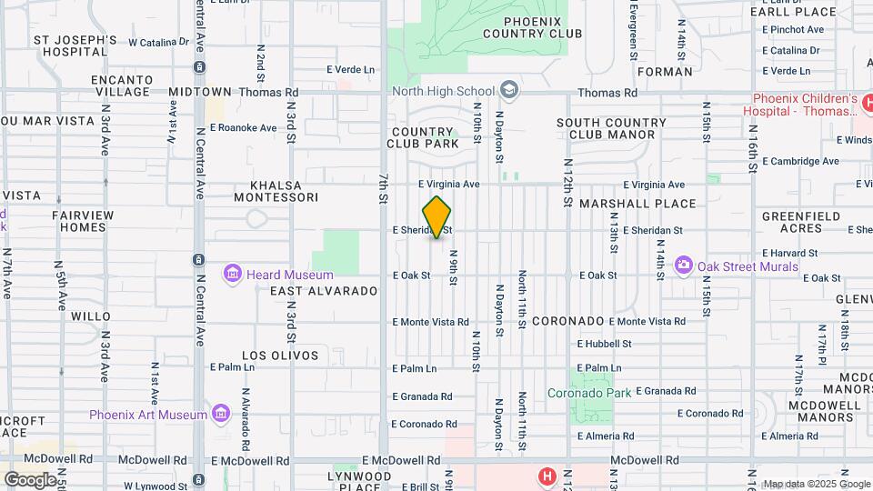2331 N Richland St Map and Location Details