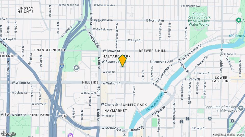 3958 N 22nd St, Unit 201 Map and Location Details