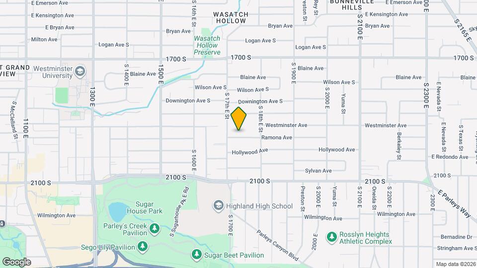 1727 Ramona Ave, Unit Unit 1 Map and Location Details