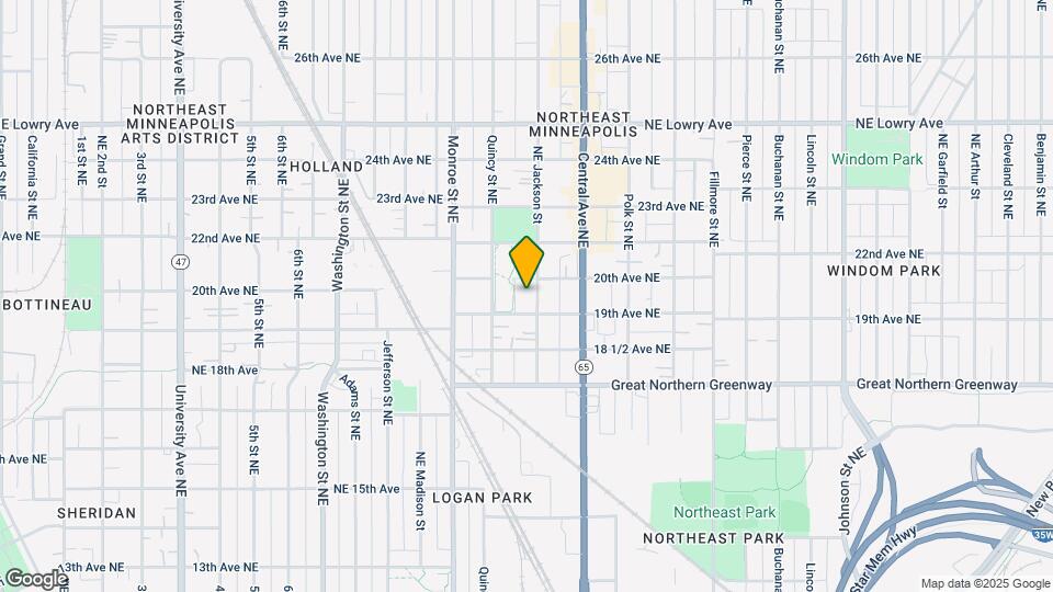 1914 NE Jackson St-Unit -Unit 2 Map and Location Details